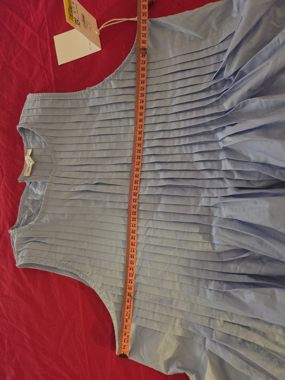 NWT Free Assembly Sleeveless Top Baby Blue Woman SZ XL - Picture 5 of 6